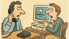 Ανέκδοτο: Παίρνει τεχνικός τηλέφωνο για Windows 98