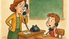 Ανέκδοτο: Χτυπάει το τηλέφωνο στο σχολείο…