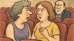 Ανέκδοτο: Δύο κυρίες στον κινηματογράφο μιλούσαν ασταμάτητα