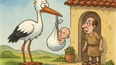 Ανέκδοτο: Ο πελαργός λέγεται έτσι, γιατί αργεί