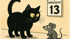 Ανέκδοτο: Είναι μεγάλη γκαντεμιά να δεις μαύρη γάτα