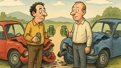 Ανέκδοτο: Δύο άσπονδοι εχθροί τρακάρουν άσχημα