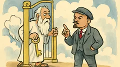 Ανέκδοτο: Πεθαίνει ο Λένιν και πάει Κόλαση
