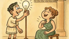 Ανέκδοτο: Να χαϊδεύεις τη λάμπα του ηλεκτρικού