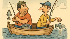 Ανέκδοτο: Δύο τύποι ψαρεύουν σε βάρκα