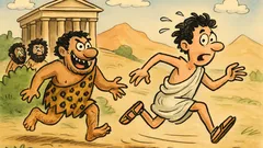 Ανέκδοτο: Πώς λένε οι ανθρωποφάγοι έναν δρομέα;