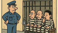 Ανέκδοτο: Τρεις φυλακισμένοι, πρόκληση με μύξες