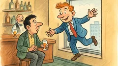 Ανέκδοτο: Δύο τύποι σε μπαρ, 30ός όροφος