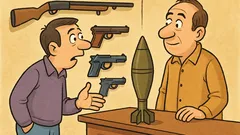 Ανέκδοτο: Ο Σάκης πάει στον οπλοπώλη