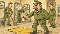 Ανέκδοτο: Μπαίνει ο διοικητής στον θάλαμο…