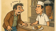Ανέκδοτο: Ένας μεθυσμένος μπαίνει σε σουβλατζίδικο…