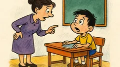 Ανέκδοτο: Η δασκάλα ρωτάει τον καινούριο μαθητή…