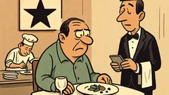 Ανέκδοτο: Μπαίνει ένας πεινασμένος τύπος σε εστιατόριο Michelin