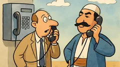 Ανέκδοτο: Ένας Γάλλος τηλεφωνεί στην Αραβία...