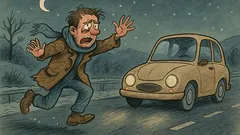 Ανέκδοτο: Κάνει οτοστόπ, μπαίνει σε άδειο αμάξι…