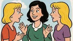 Ανέκδοτο: Μελαχρινή ανάμεσα σε δύο ξανθιές;