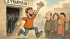 Ανέκδοτο: Ένας τύπος βγαίνει από συναυλία