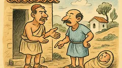 Ανέκδοτο: Πατριώτη, γεννήθηκε μεγάλος άντρας στο χωριό;