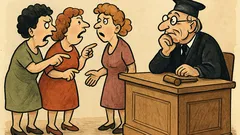 Ανέκδοτο: Μερικές γυναίκες στο δικαστήριο…
