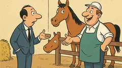 Ανέκδοτο: Μπαίνει πελάτης σε ιπποφορβείο και ρωτάει