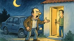 Ανέκδοτο: Ένας οδηγός χωρίς γρύλο, νύχτα