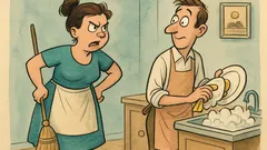 Ανέκδοτο: Αν δεν βοηθάς, είσαι σωβινιστής;