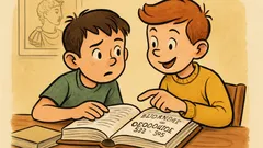 Ανέκδοτο: Δύο πιτσιρικάδες διαβάζουν Ιστορία...