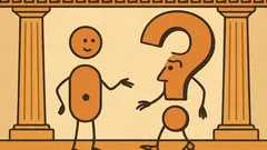 Ανέκδοτο: Τι λέει η άνω-κάτω τελεία;