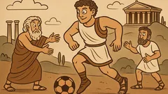 Ανέκδοτο: Στο οικογενειακό ποδόσφαιρο, ο παππούς...