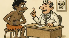 Ανέκδοτο: Ένας ανθρωποφάγος πάει στον γιατρό...