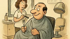 Ανέκδοτο: Όταν βαριέμαι, μπαίνω σε κομμωτήριο και...