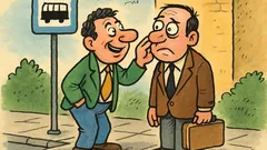 Ανέκδοτο: Περιμένει στη στάση, έρχεται άγνωστος…