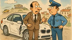 Ανέκδοτο: Ένας δικηγόρος βγαίνει απ’ το αμάξι...