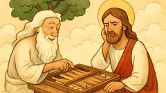 Ανέκδοτο: Ο Θεός παίζει τάβλι στον Παράδεισο