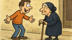 Ανέκδοτο: Όταν βαριέμαι, βρίσκω μια γιαγιά