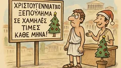 Ανέκδοτο: «Χριστουγεννιάτικο ξεπούλημα… κάθε μήνα!»