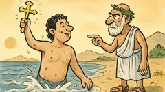 Ανέκδοτο: Εσύ, που βγαίνεις με χρυσό σταυρό