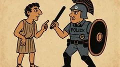 Ανέκδοτο: Αν τραβήξει γκλοπ, ρώτα τον