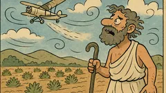 Ανέκδοτο: Με τόσο αέρα, τσάμπα οι ψεκασμοί…