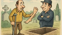 Ανέκδοτο: Σε νοσοκομείο του έδωσαν το πόδι