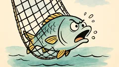 Ανέκδοτο: Τι λέει ένα ψάρι στα δίχτυα;