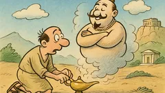 Ανέκδοτο: Βρίσκει λυχνάρι, το τρίβει και… φσσσσ!