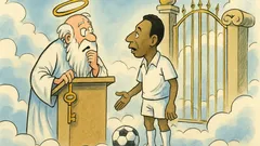 Ανέκδοτο: Πεθαίνει ο Πελέ και πάει Παράδεισο