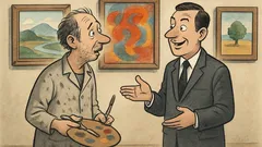 Ανέκδοτο: Ένας ζωγράφος ρωτά τον γκαλερίστα