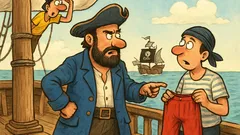 Ανέκδοτο: Πειρατές μπροστά μας! Φέρτε παντελόνι