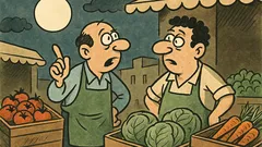 Ανέκδοτο: Δύο μανάβηδες συζητούν για πανσέληνο