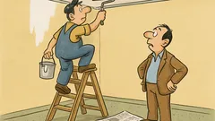 Ανέκδοτο: Ο Γιωρίκας βάφει το ταβάνι