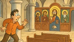 Ανέκδοτο: Όταν βαριέμαι, πάω στην εκκλησία